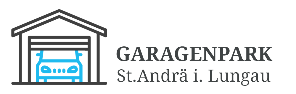 Garagenpark St. Andrä Logo - weiß